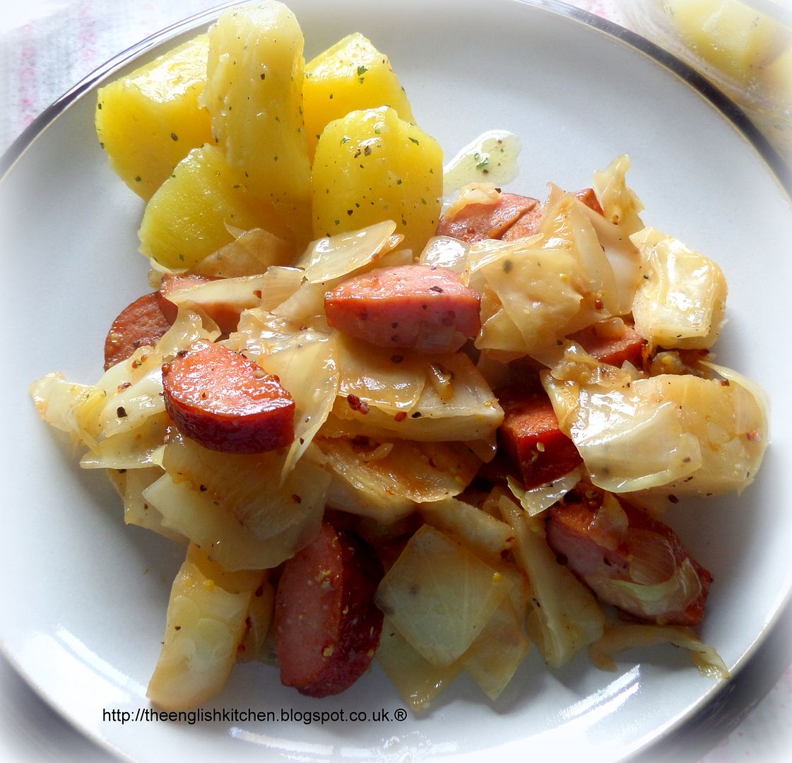Smoked Sausage and Cabbage Skillet Supper Cooking and Recipes